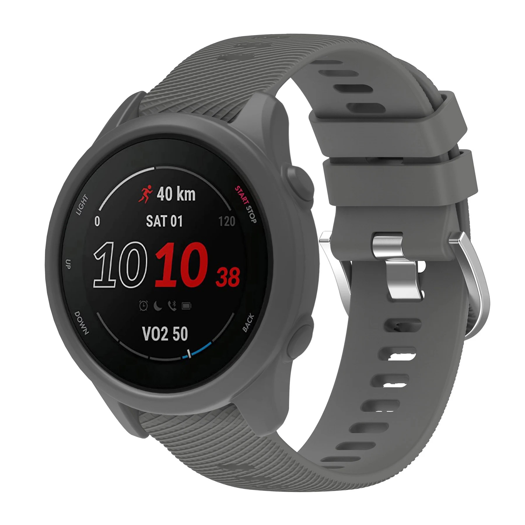 Silicone Sport Watchband and Case Set