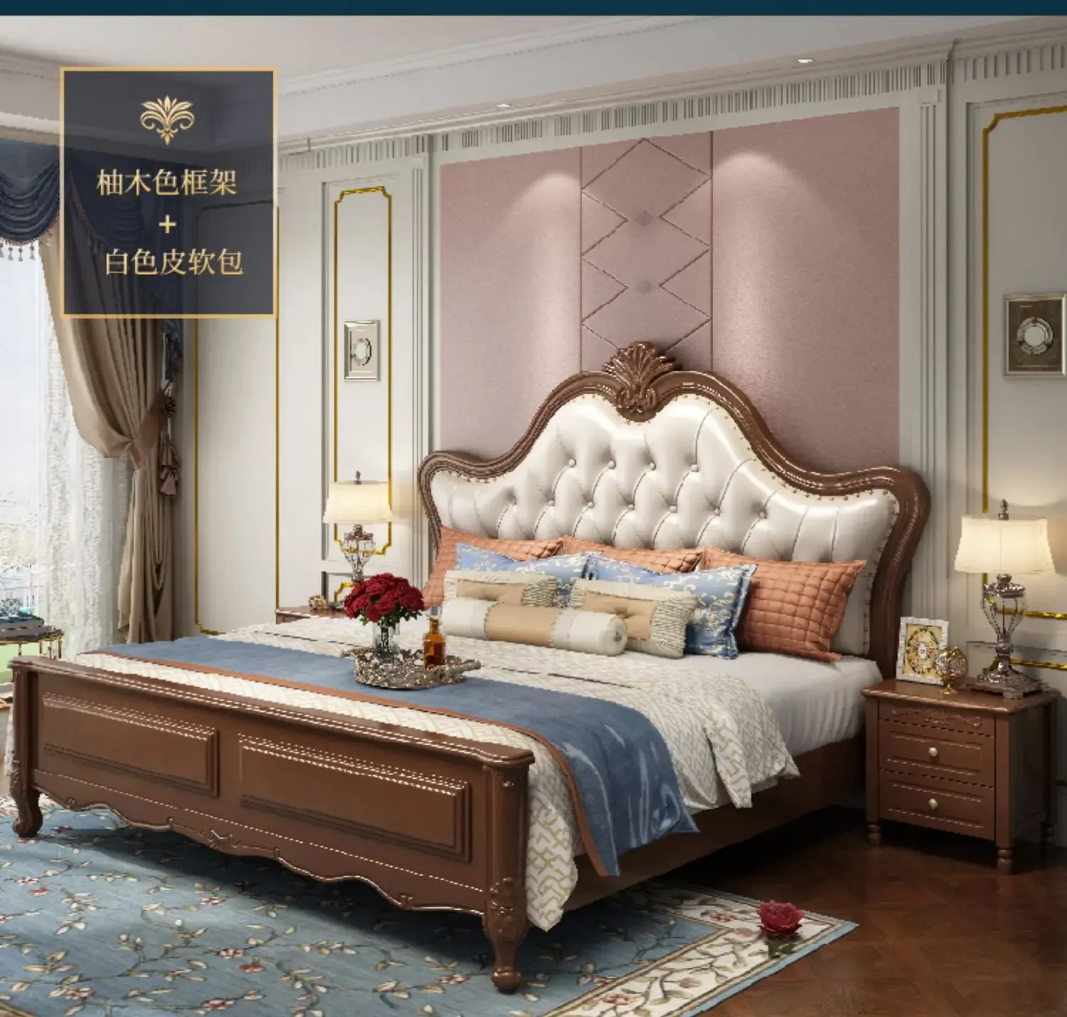 Storage Space Double Bed Bases Wooden Loft Adult Headboards Bed Bases Frames Loft Platform Camas De Dormitorio Home Furniture