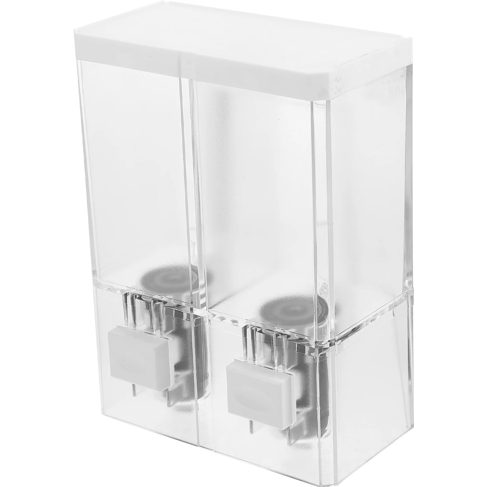 

Wall Mounted Soap Dispenser Shower Shampoo Bottles Accessories Head 2 Chamber for No Drill Body Wash Hand