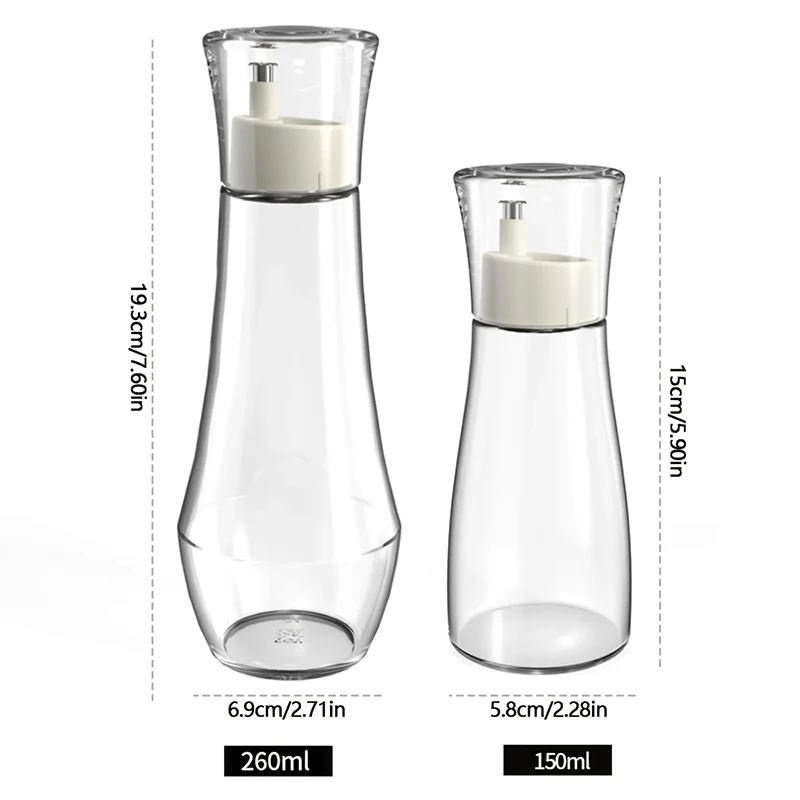 Refillable Glass Mouthwash Dispenser With Lid 5.07/8.79oz Clear Bathroom Countertop Container For Easy Portability mouthwash dispenser mouthwash dispenser bottle