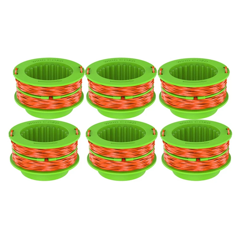 

6 Pieces Mowing Rope Accessories Mowing Rope EGO Power+ AS1300 Replacement Spool