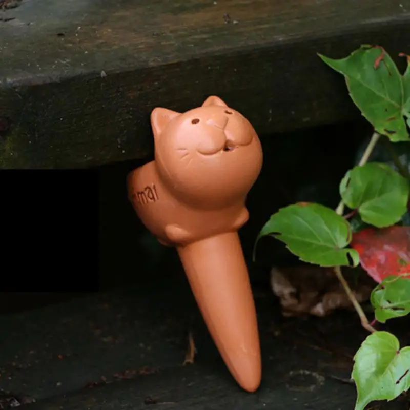 

Garden Lazy Person Watering Tool Automatic Ceramic Plants Drip Irrigation System Water Seepage Self Watering Device Animal Shape