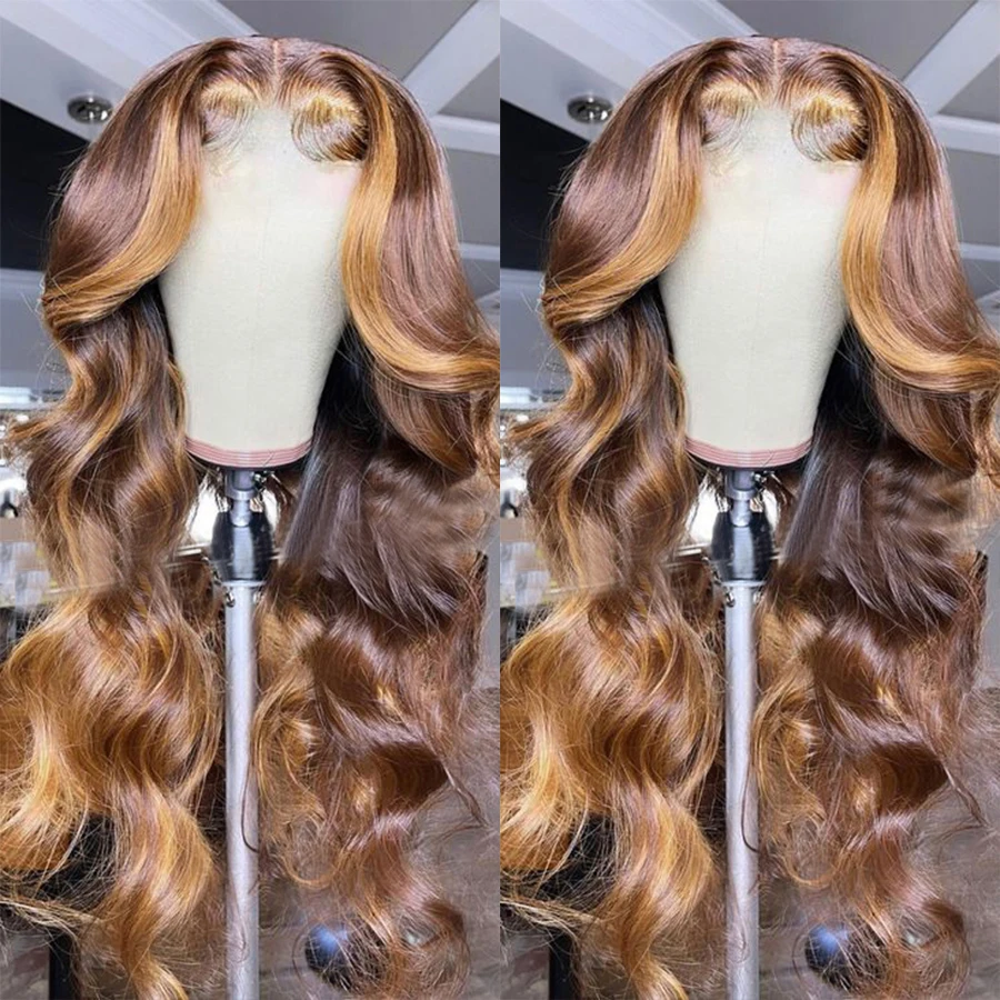 Keser Ombre Synthetic Lace Front Wig With Baby Hair Heat Resista