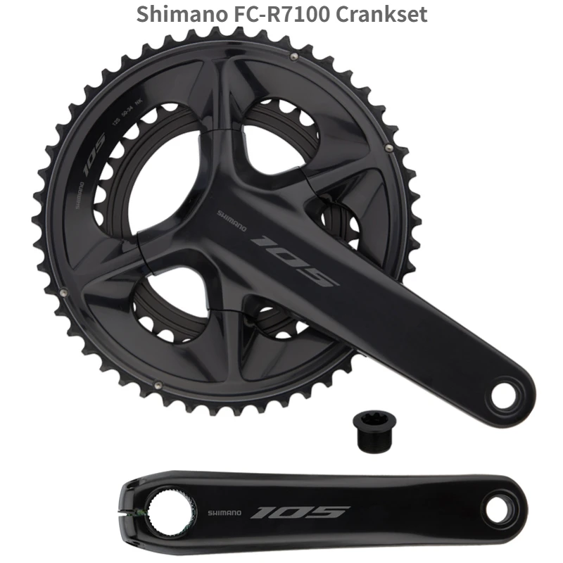 Shimano 105 FC R7100 2x12 Speed HOLLOWTECH II Crankset 165 170 172 5 