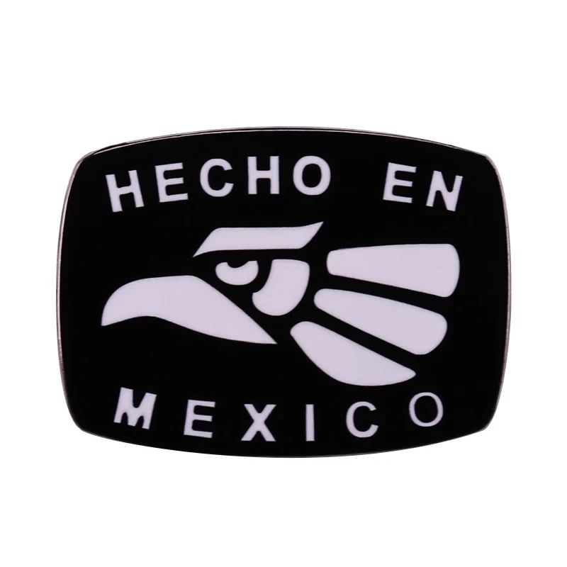 

Made In Mexico Eagle Logo Enamel Lapel Pin Collect Badge Cute Children Gift Jewelry Adorn Backpack Hat Collar Brooches