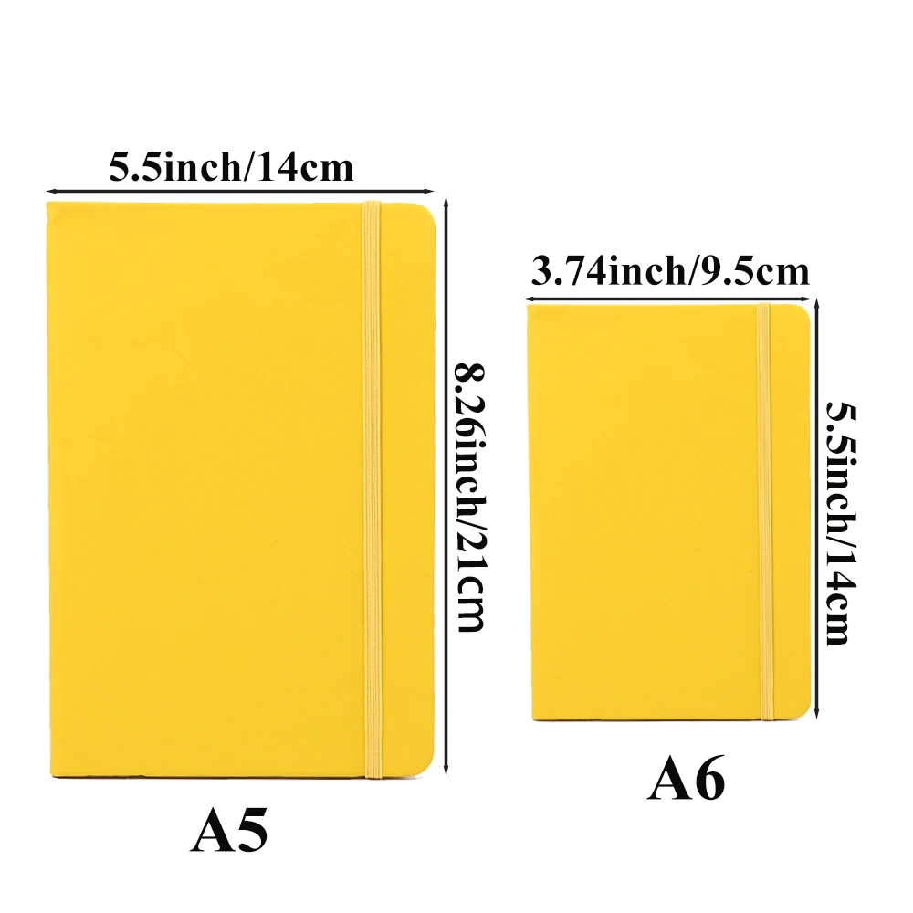 A5/A6 Business-Notizbuch mit Riemen, 160 Seiten, 80 g/m2, Studenten-Briefpapier, Notizblock, Handkontobuch, schwarzes Notizbuch, Hardcover-Planer – Detail 9