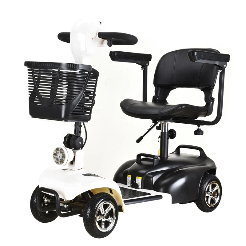 180W 240W 24V Portatile Pieghevole Di Lusso 4 Posti Mobilità Scooter 4 Ruote Per Scooter Anziani Mobilità