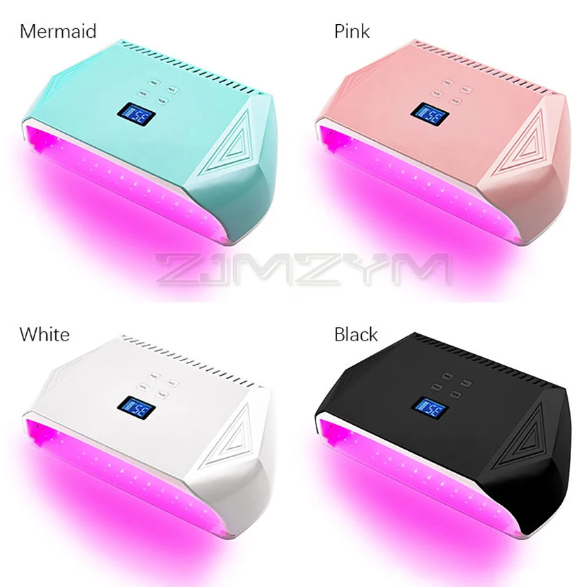 투핸즈 큐어링 충전식 네일 램프 레드 라이트 젤 폴리쉬 드라이어 무선 매니큐어 머신 무선 네일 UV LED 램프