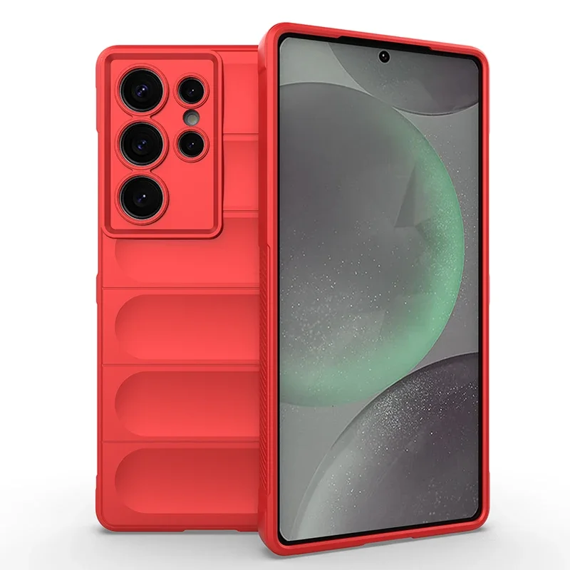 Silicone Soft-Touch Airbag Case with Full Lens Protection and Anti-Drop Cover