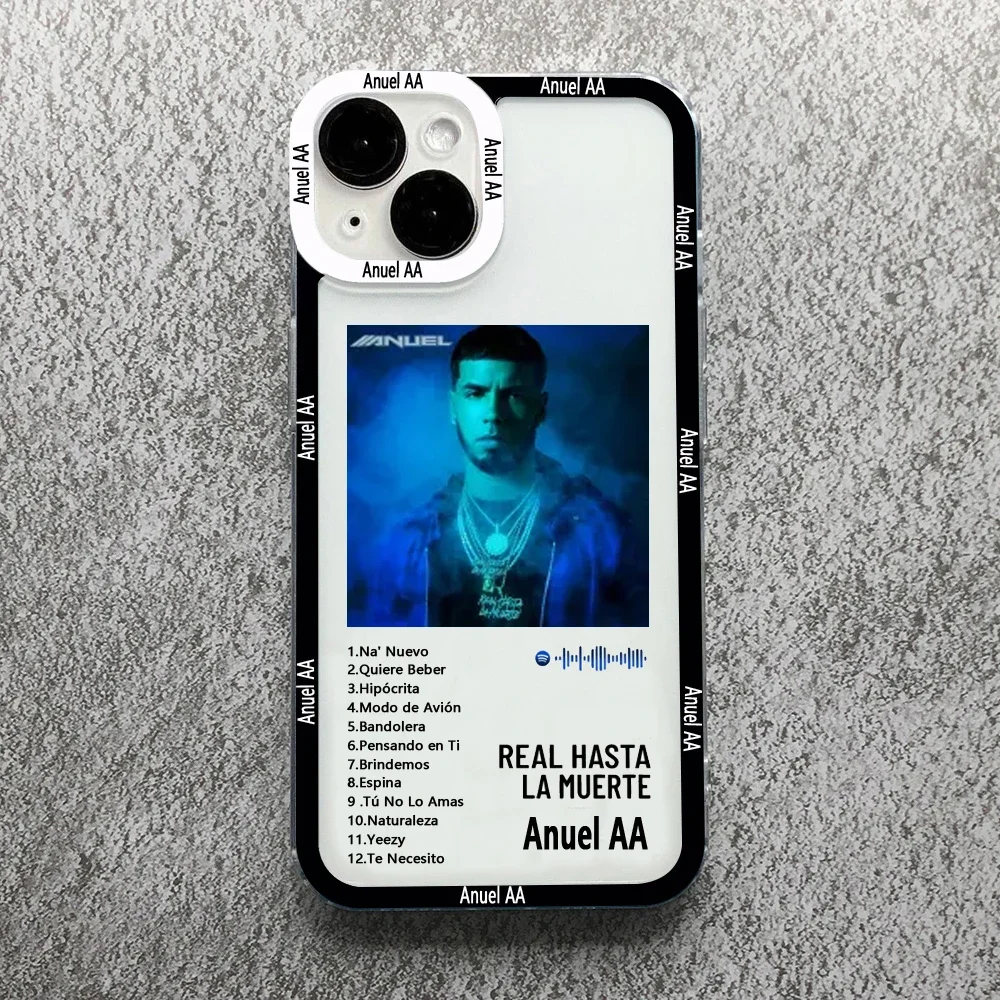 Anuel AA Real Hasta La Muerte Phone Case for iPhone 15 14 13 12