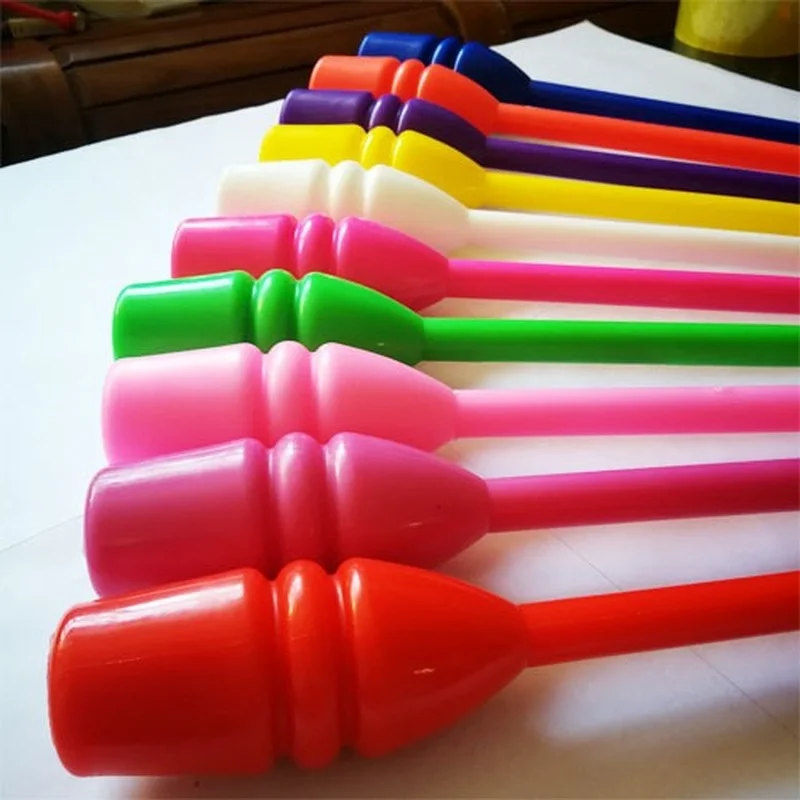 Gymnastics Stick 1PC 38cm/45cm Children Adult Gym Fitness Gymnastics Equipment Rhythmic Stick Training Accessories