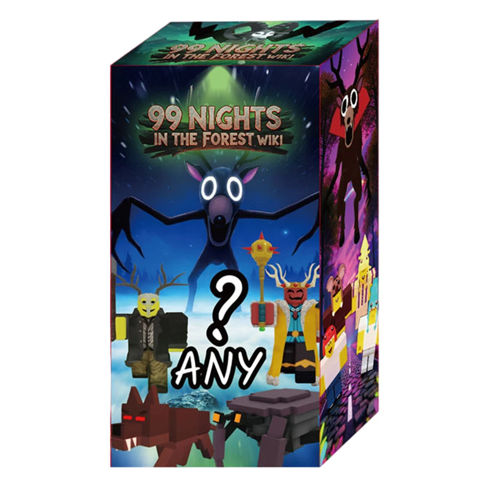 99 Nights In The Forest Monster Blind Box DEER Cartoon Milu Deer Stuffed Game Peripherals Halloween Toy Gifts