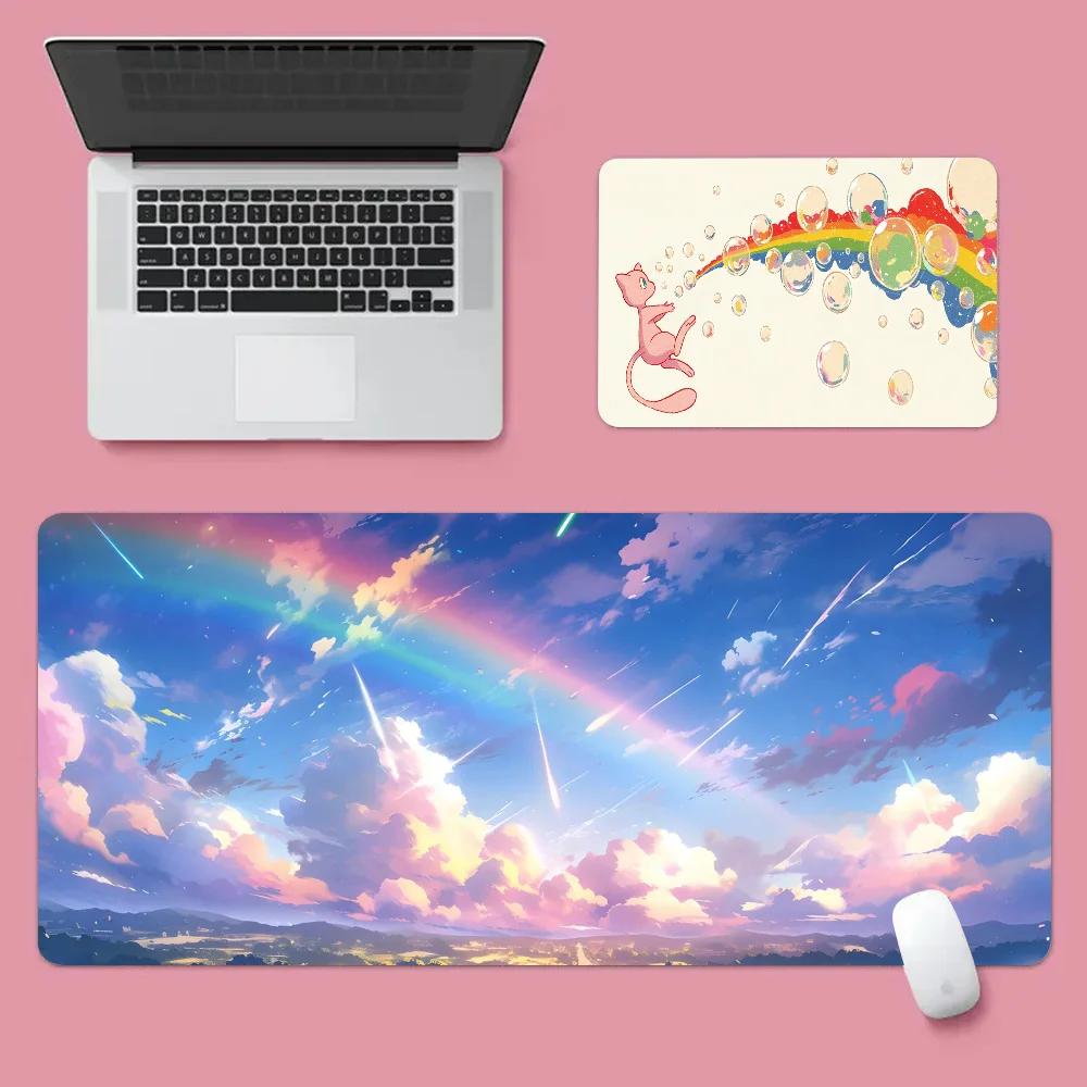 Rainbow New Arrivals Large Gaming Mousepad L XL XXL Gamer Mouse Pad Size For Keyboards Mat Mousepad For Boyfriend Gift 2