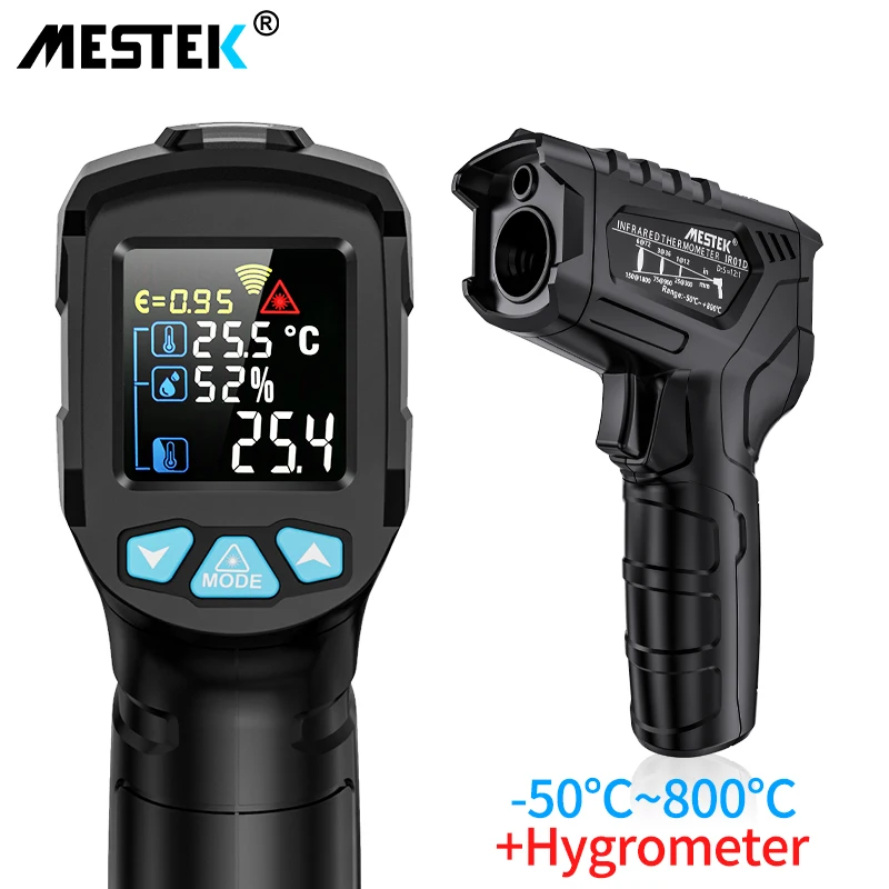 Mestek Infrared Thermometer Noncontact Temperature Meter Termometro