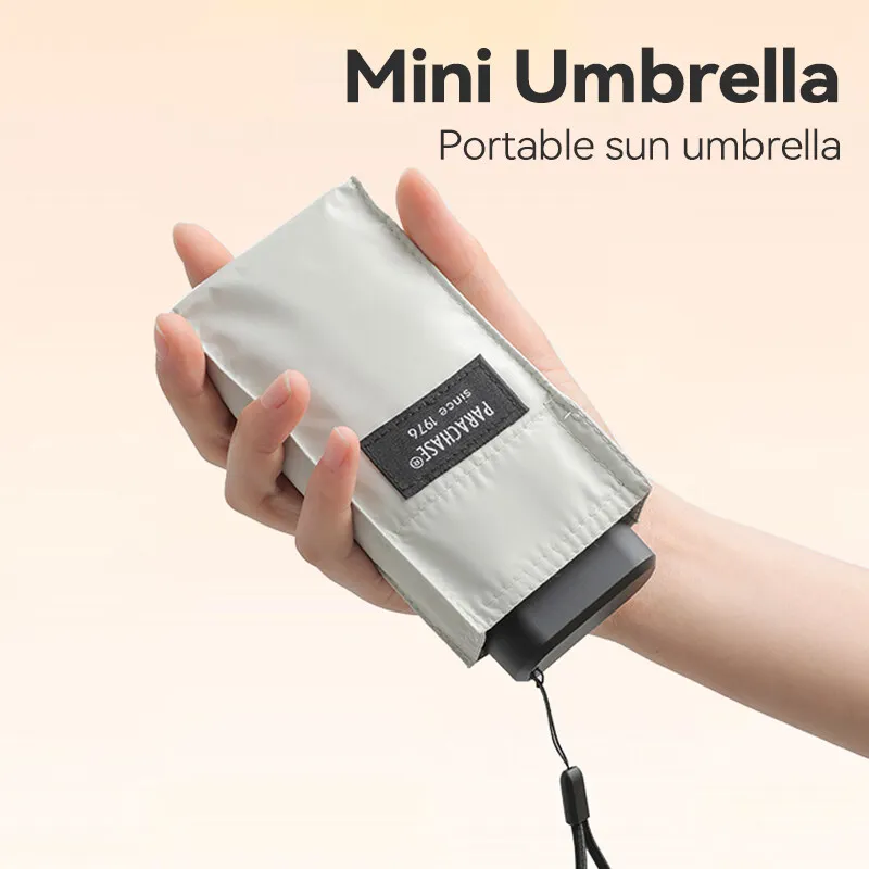 Mini Umbrella Woman UV Protection Sun Umbrella Foldable Small Size Portable Travel Windproof Folding Parasol folding umbrella sun umbrella capsule umbrella
