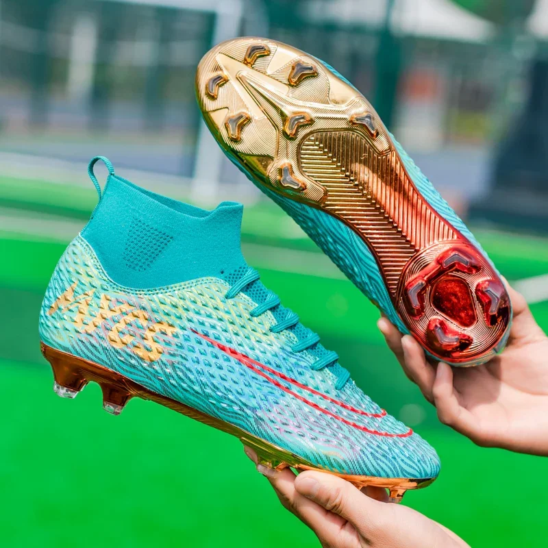 Football Boots TF/FG Training Grass Outdoor Professional Soccer Shoes Men Women Adult Teenager Non-Slip Soccer Cleats Sneakers