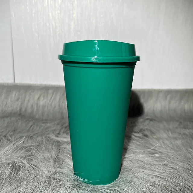 16oz/470ml starbkss matte finish reusable mug plastic travel coffee
