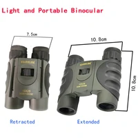 Visionking 10x25 Roof Binoculars Outdoor Hunting Camping Travelling Binoculars Waterproof Professional Telescope Monoculars 2