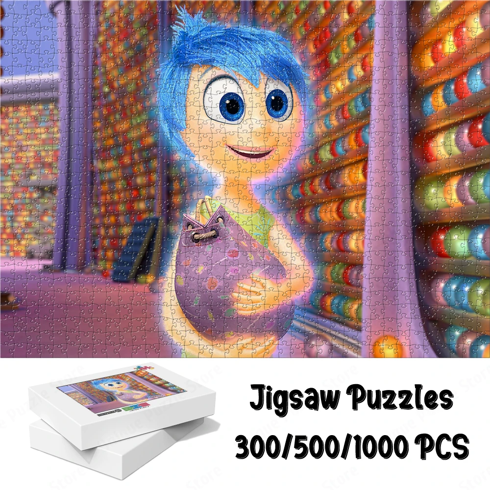 Inside Out Joy Unique Design Puzzle Pixar Series Movies Board Games Classic Cartoon Series Toy for Children Restless Family Game disney pixar new car mickey minnie mouse plastic top grade toy car children s toys birthday gift christmas gift