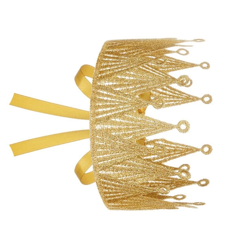 Royal King Crowns and Tiaras Full Round Birthday Party Hats Medieval Costume Accessories For Prom Halloween