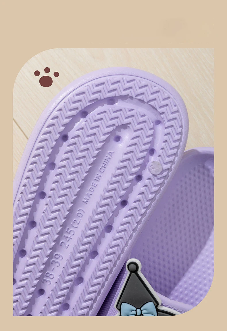 Cartoon Slide Slippers Detail View