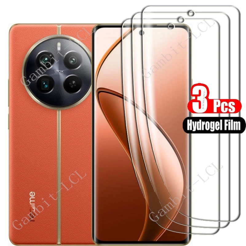 

Гидрогелевая пленка для Realme 12 Pro + 6,7 дюйма, Гидрогелевая пленка для Realme12Pro, 12 Pro, Realme12 Plus, полная защита экрана