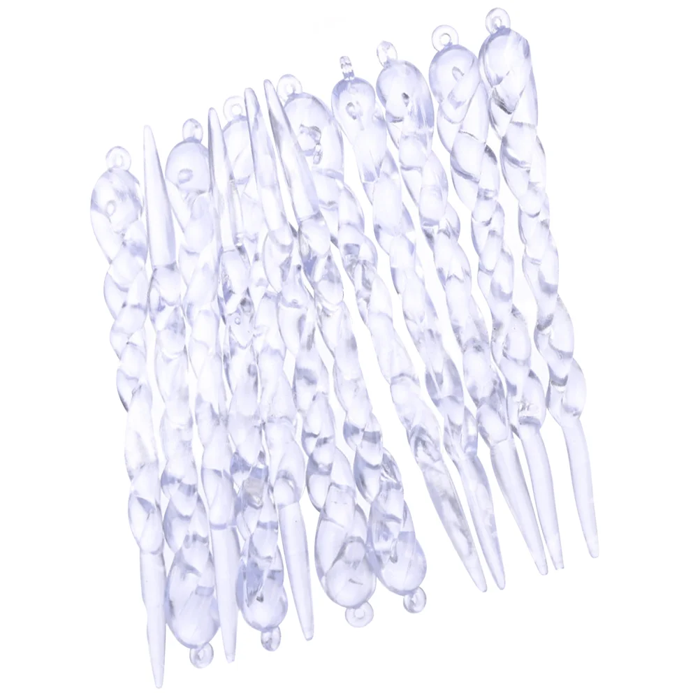 

Clear Icicles For Christmas Tree Xmas Tree Hanging Pendant Fake Icicles Christmas Tree Pendant Xmas Tree Decor Navidad
