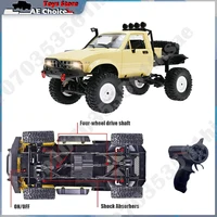 WPL C14 RC Car 1:16 2.4G 2CH 4WD Mini Off-road RC Semi-truck with Metal Chassis / TPR Tires / 15km/h 1/16 Rc Truck Cars 2