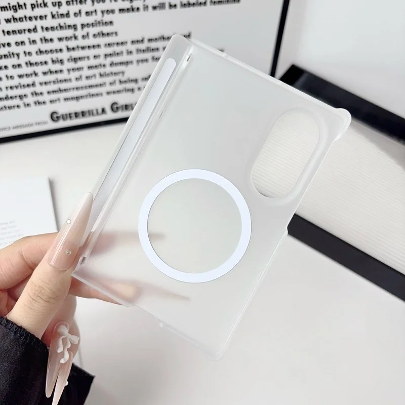 Durable Plastic Magnetic Case with Double Layer Bumper Protection