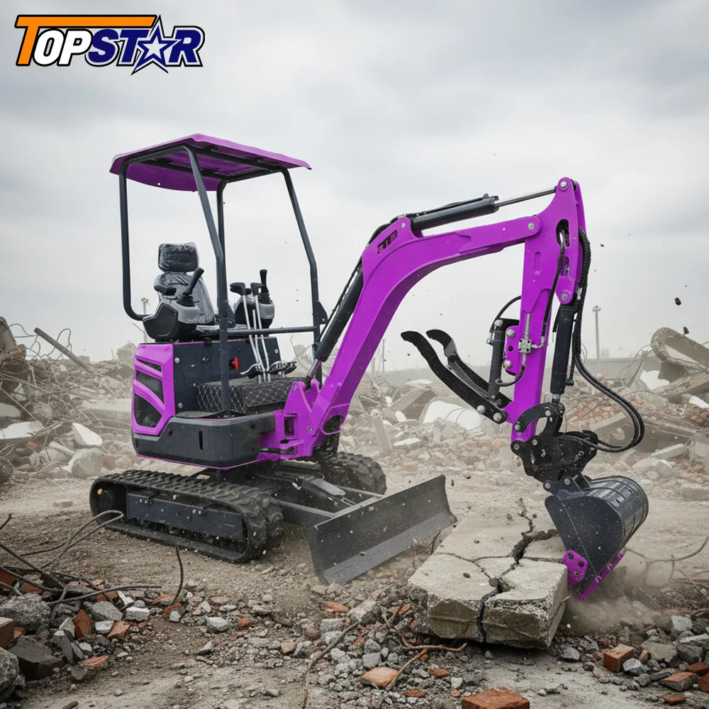 2025 Neuer maßgeschneiderter 2,3-Tonnen-Kubota-Bagger EPA EURO 5 Minibagger Robuster Minibagger Direktverkauf ab Werk für den Golfplatz