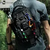Outdoor Fishing Tackle Bag Waterproof Hiking Cycling Travel Backpack Shoulder Tactical Bag Chest Pack Fish Lures Tools Rucksack 1
