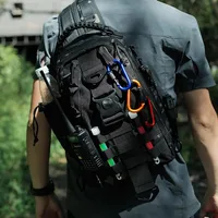 Outdoor Fishing Tackle Bag Waterproof Hiking Cycling Travel Backpack Shoulder Tactical Bag Chest Pack Fish Lures Tools Rucksack 1