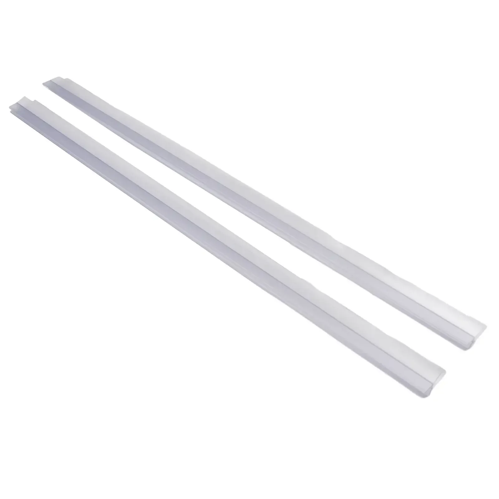 Bathroom Shower Screen Door Seal Strip PVC 2pcs 4-6mm 50cm