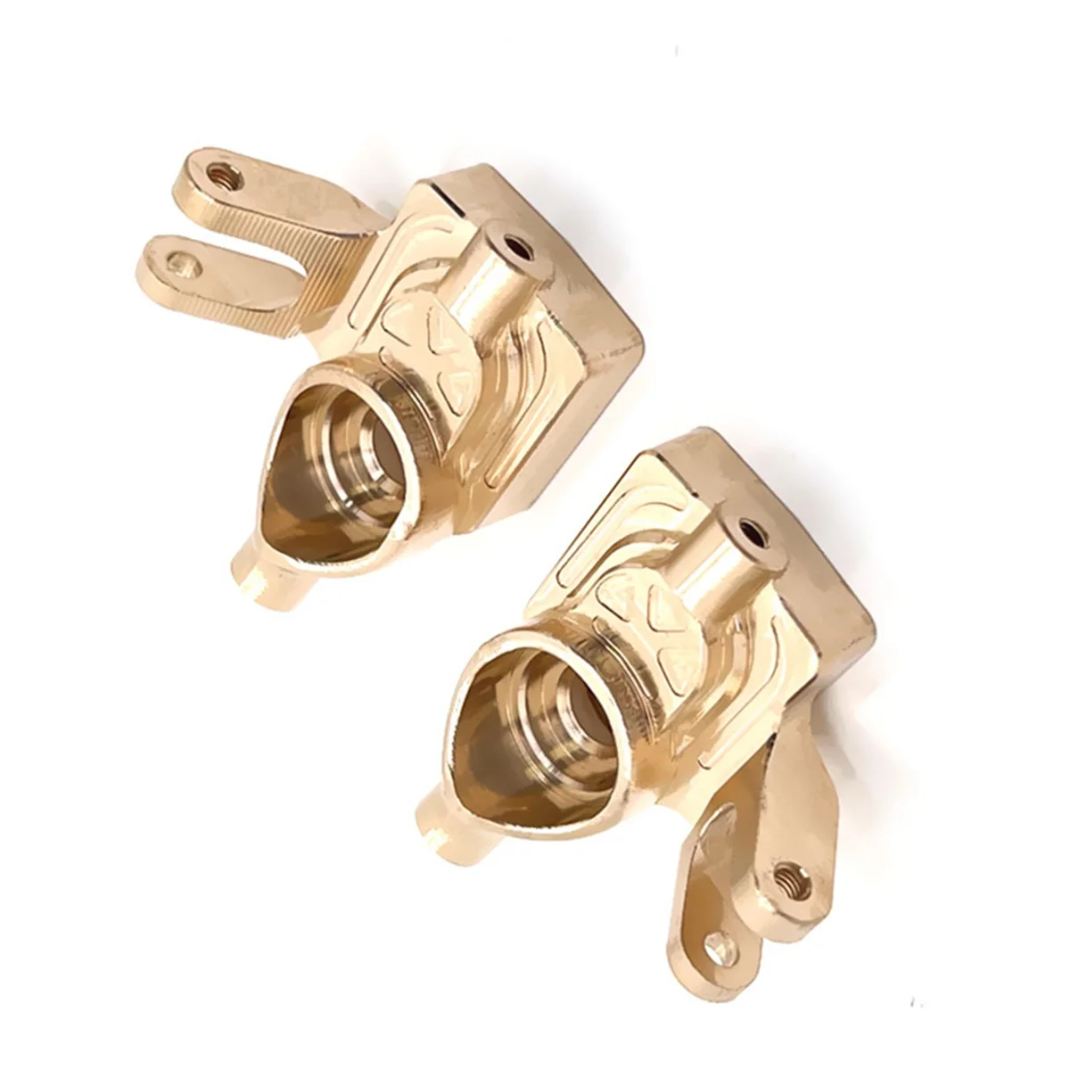 BAAU RC Car Upgrade Brass Front Axle Steering Cup Kit for 1/12 H12Y H12Y+ RC Car Toy Parts
