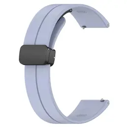 Magnetic Silicone Breathable Smart Watchband Replacement - Youth Edition for Redmi watch5 Active (Light Blue)