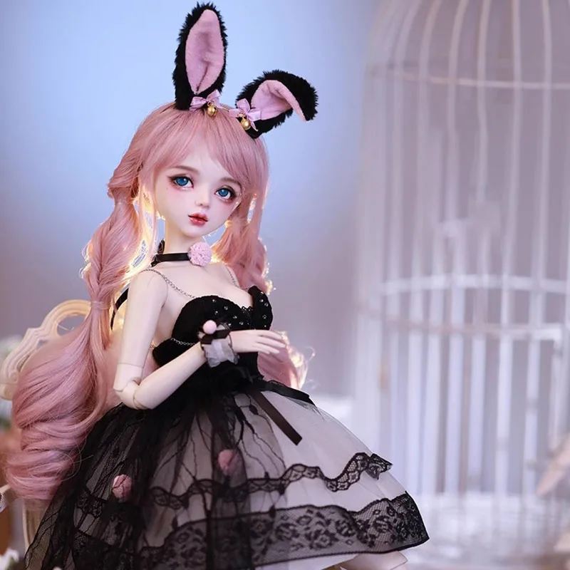 1/3 60cm bjd doll Mechanical Joint Body With Makeup Including Hair Eyes Clothes 62cm Height Girls DIY Dress Up Toys Best Gift
