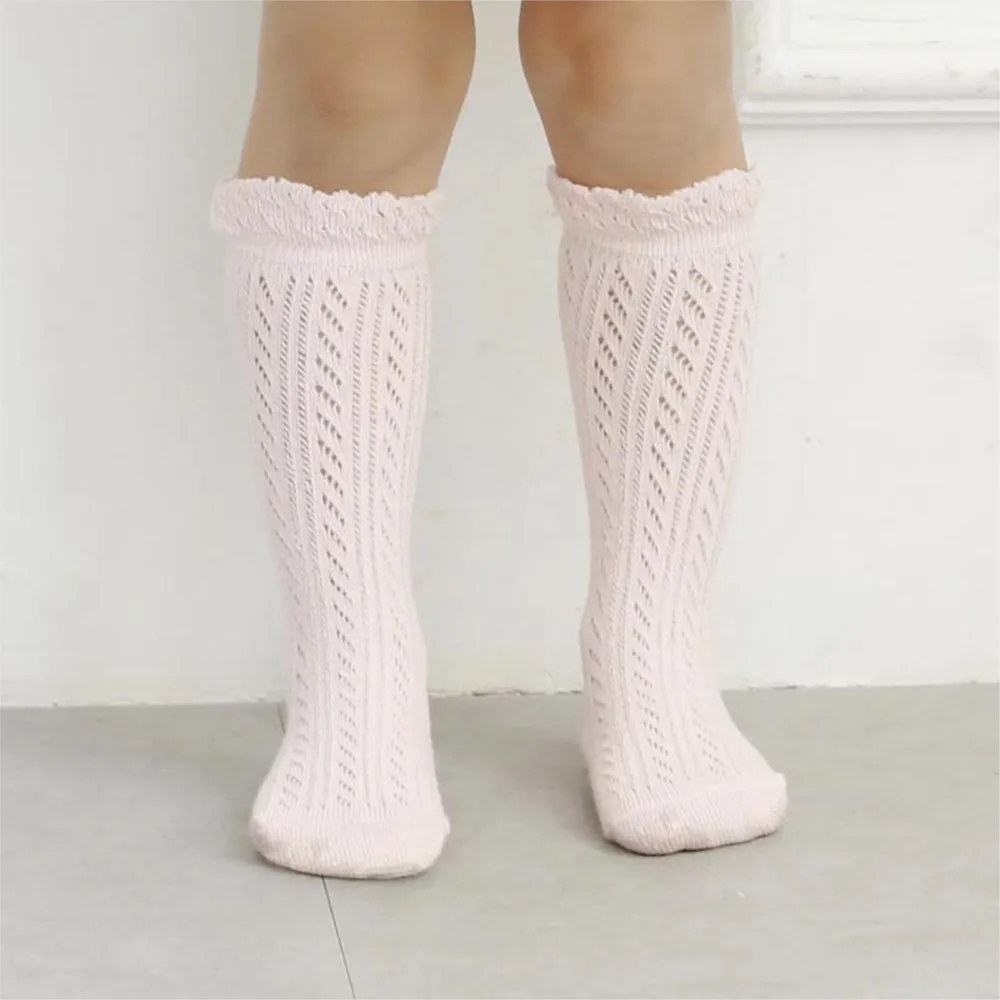 0 24month Summer Mesh Kids Socks Girls Baby Knee High Sock Newborn