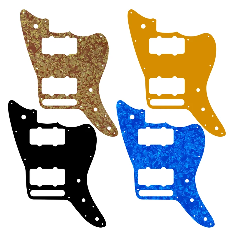 Fei Man Custom Guitar Parts-Per Us Fender American Special Jazz Master Guitar Pickguard Selezione Multicolore