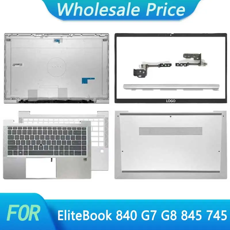 HP EliteBook 840 G7 G8 845 745 노트북 LCD 후면 커버, 전면 베..