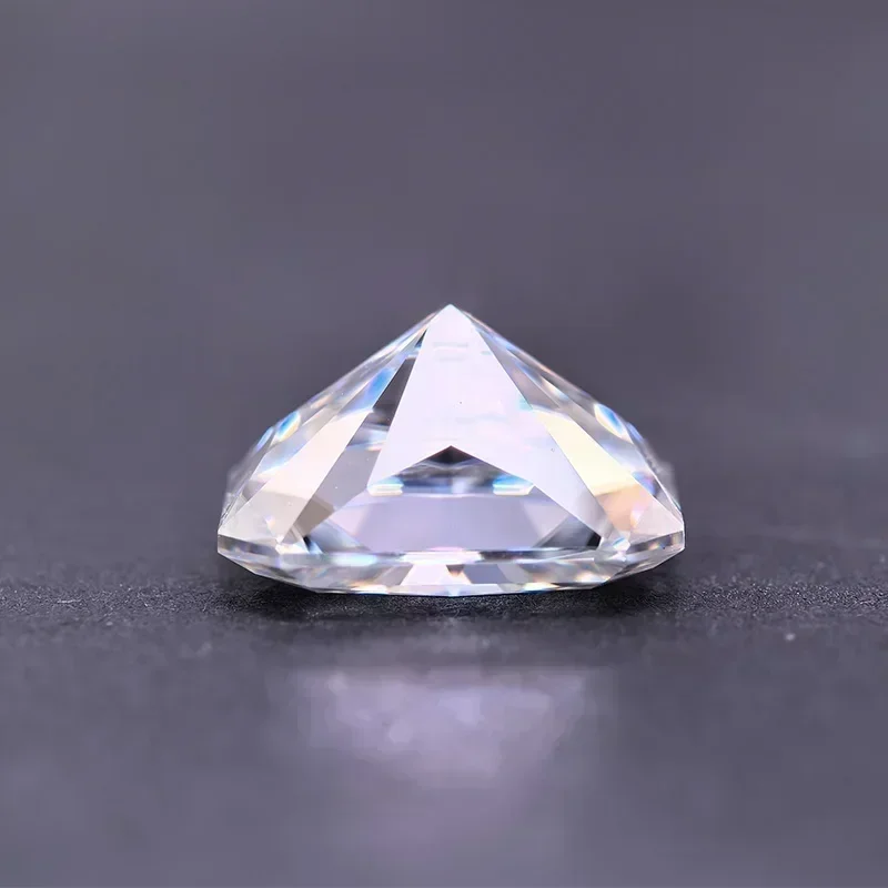 Moissanit-Losesteine, D-Farbe, Radiant-Schliff, diamanttester-geprüft, VVS1 Edelsteinperlen für DIY-Schmuckherstellung mit Zertifikat