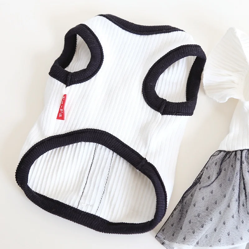 Vestido de luxo para cães pequenos com laço saia de princesa_voghion.com