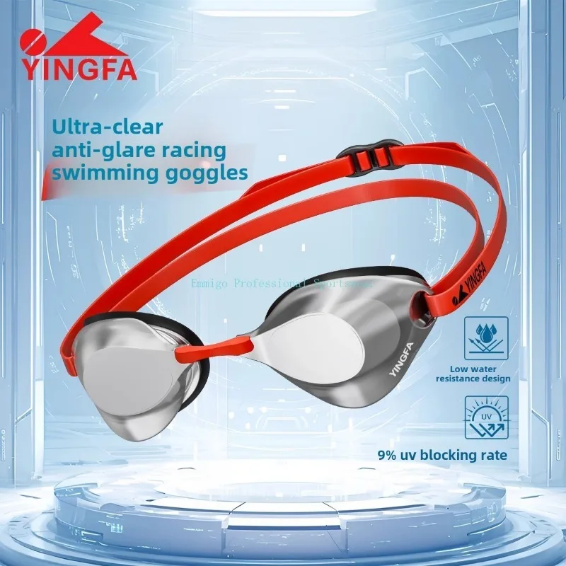 Original Yingfa Competiton Swimming Goggles Waterproof Anti Fog Professional Swimming Goggles Accessories