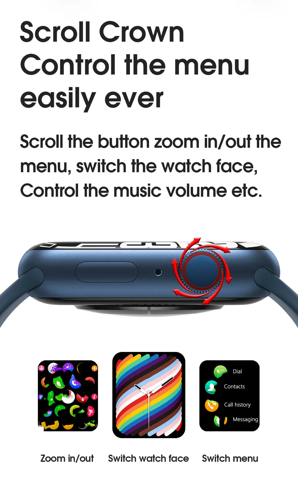 ���� W17 ����Ʈ ���� W17 ���� ����Ʈ ��ġ �ø��� 7 �������� ��ȭ ���� ȭ�� Smartwatch ���� Siri PK X8 �ƽ� DT7