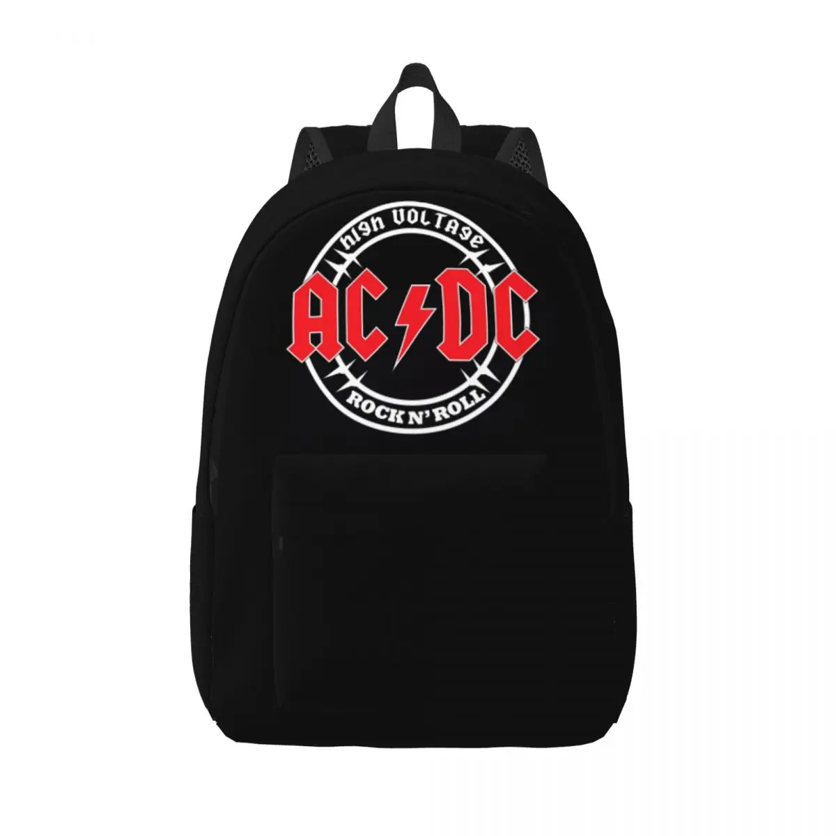 

Hells Bells Backpack Vintage Ac Dc Rock Hiking Backpacks Women Men Colorful Big School Bags Fun Rucksack Xmas Gift