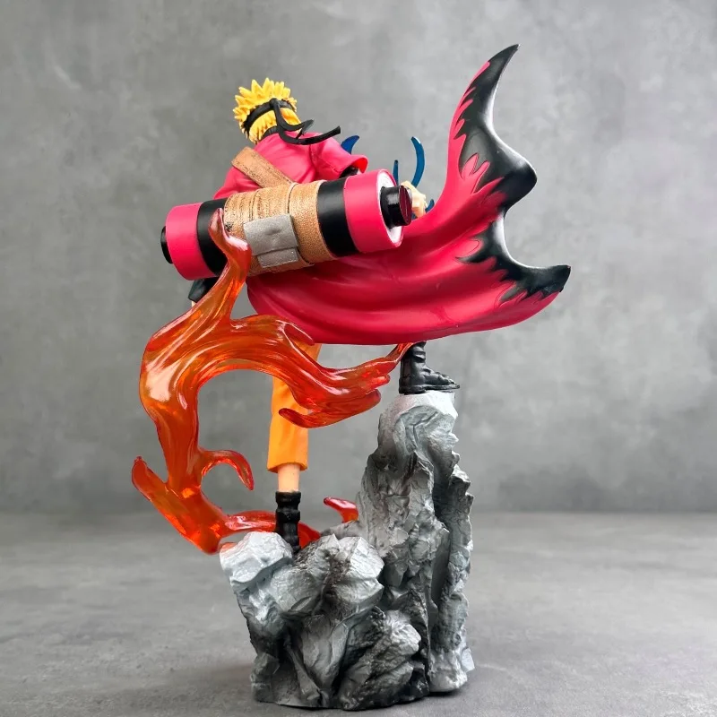 Naruto Anime 25cm Action Figure PVC Statue - Uzumaki & Uchiha Characters - Desktop Ornament & Collector's Item