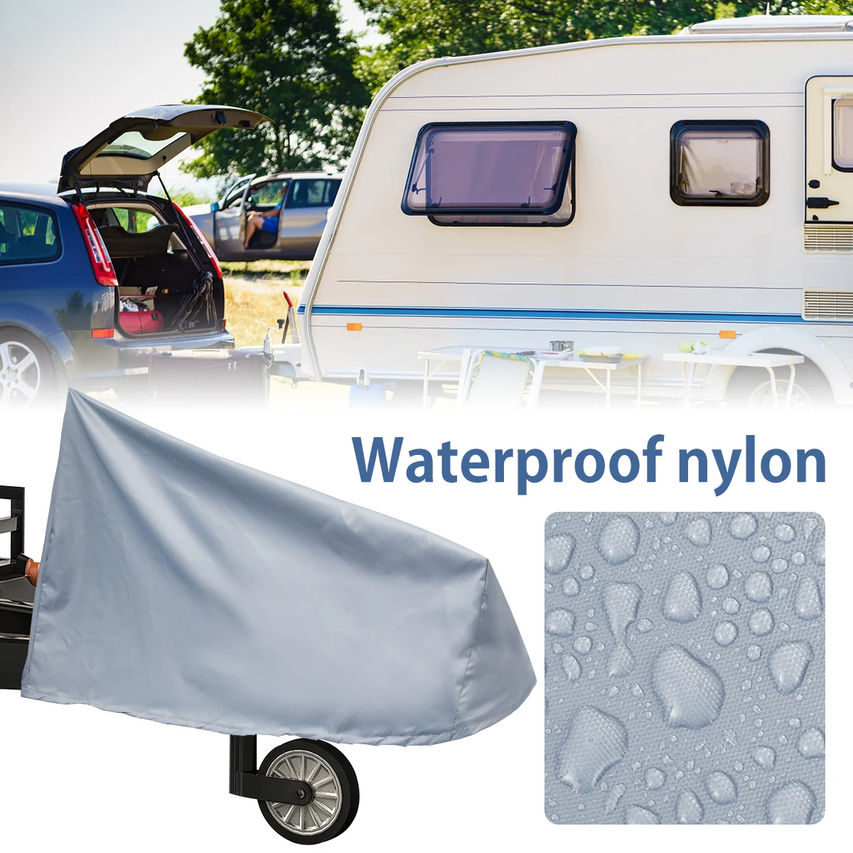 Waterproof Nylon Caravan Towing Hitch Cover