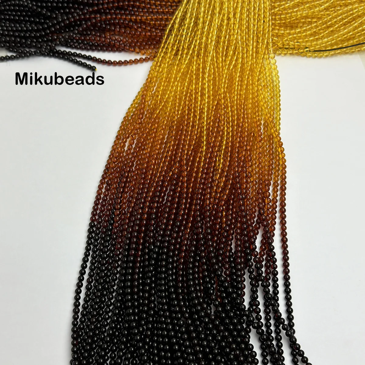 Wholesale Natural 4mm Baltic Sea Amber Smooth Round Loose Beads For Making Jewelry DIY Necklace Bracelet Accessories 6