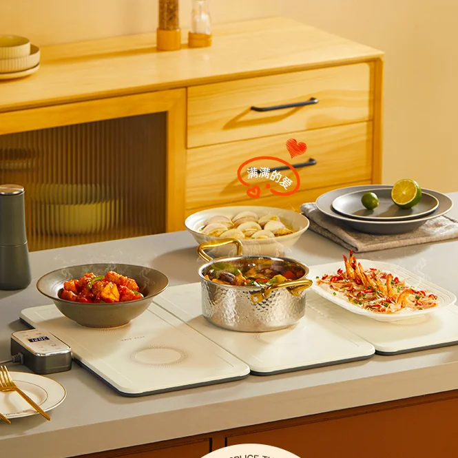 hot plates to keep food warm electric foldable Dual Server Food Warmer  Buffet Trays - AliExpress