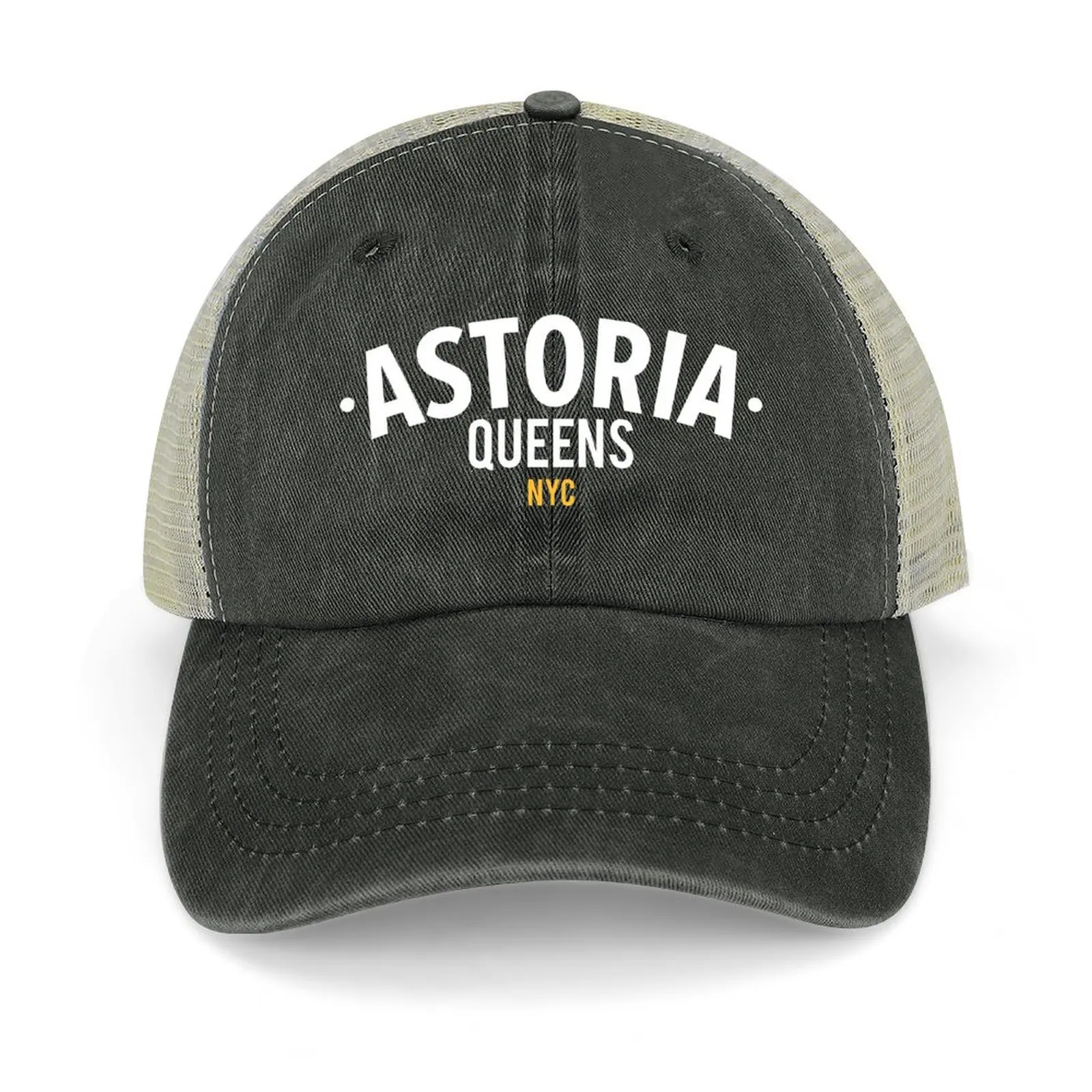 

New York Queens - Queens Astoria - Queens Logo Cowboy Hat New Hat Big Size Hat hard Men Luxury Brand Women's