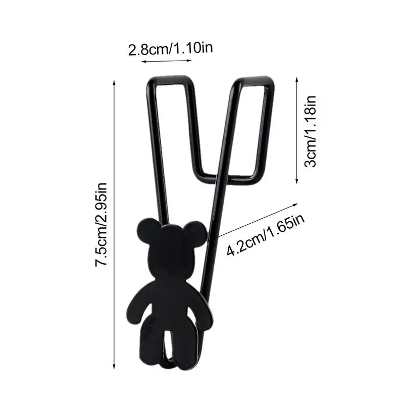 Over The Door Hooks Cute Bear Flamingo Hanger Clothes Towel Storage Holder Bathroom Organizer Rack Clothes Coat Hat Hanger